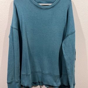 Time and True teal sweatshirt